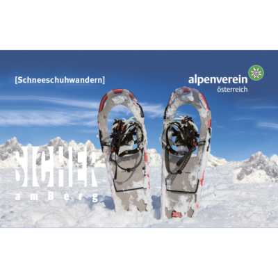 Cardfolder Schneeschuhwandern