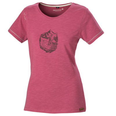 Damen T-Shirt Rosenspitze