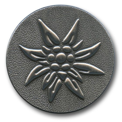 Edelweiß-Anstecknadel 17 mm