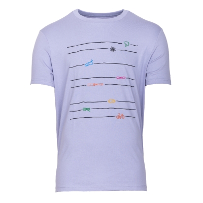 Jugend-T-Shirt AUFDRAHT  lila