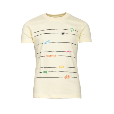 Kinder-T-Shirt AUFDRAHT gelb