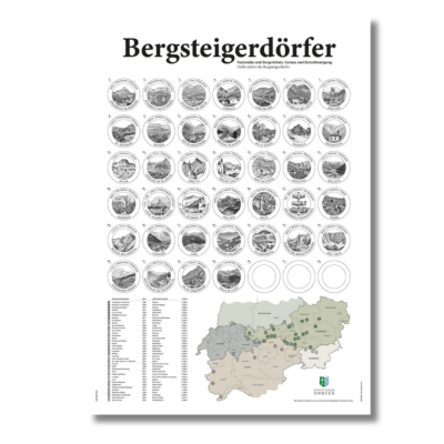 Plakat Bergsteigerdörfer