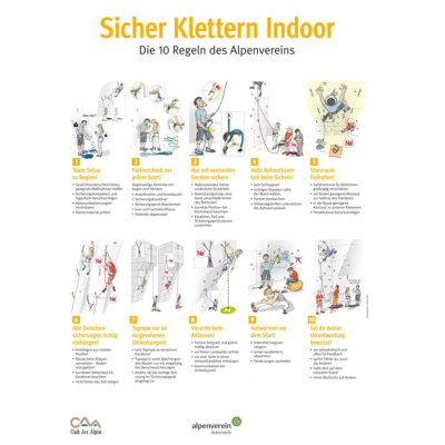 Plakat Kletterregeln